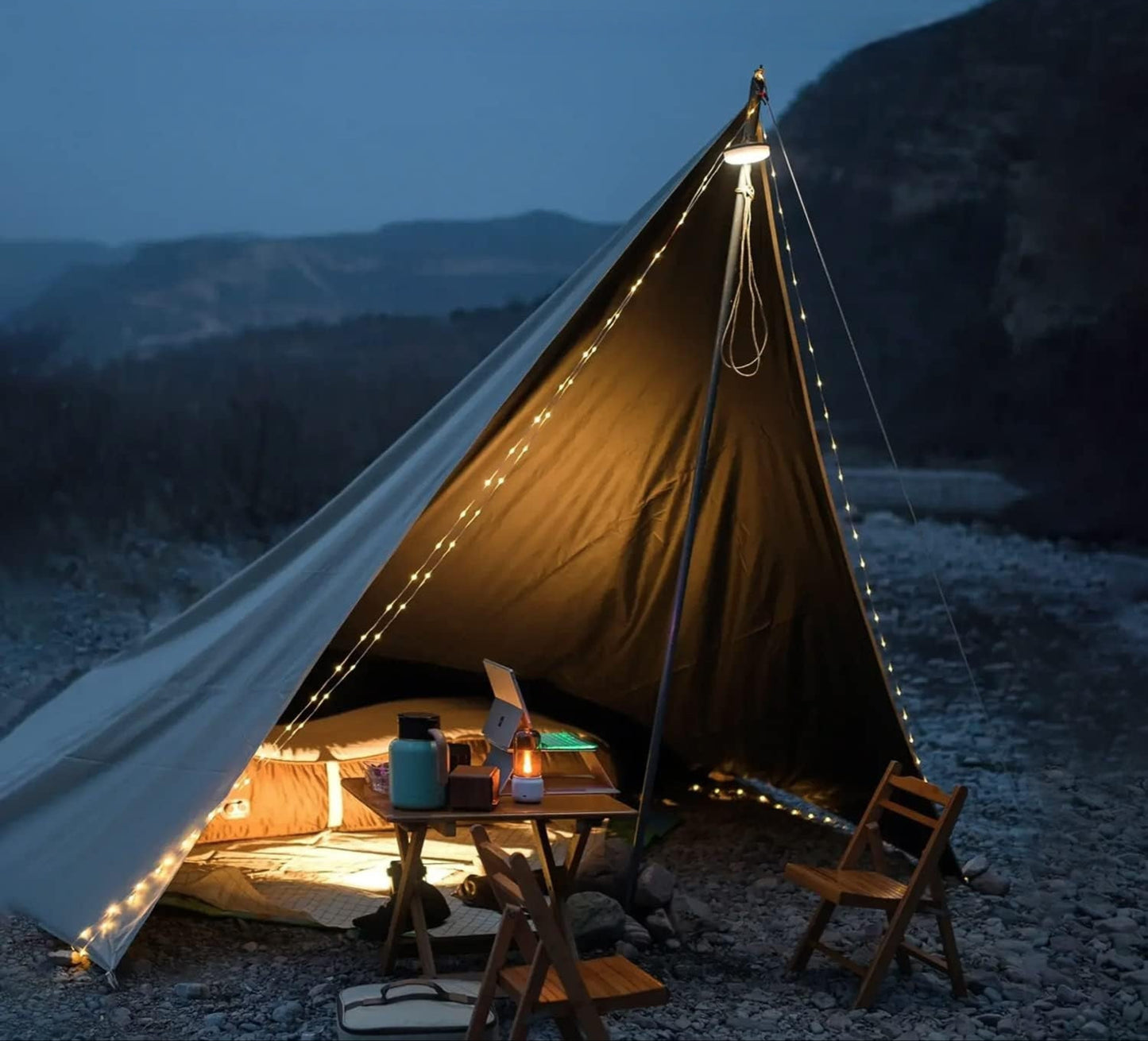 Camping LED-lichtsnoer